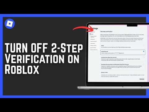 How to TURN OFF 2-Step Verification on Roblox (2026)