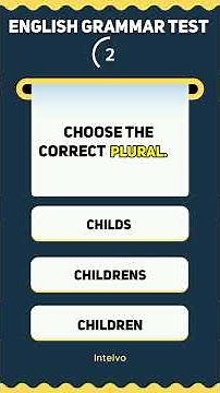 English Grammar Quiz | Only 1% Get Full Marks! #quiz