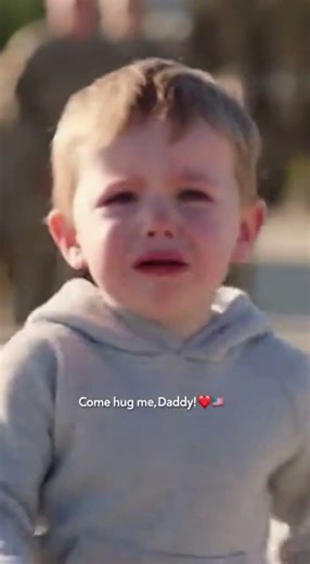 “Little Boy Runs Into His Soldier Dad’s Arms 😭❤️” #army #military #cute #comedy #baby #soldier