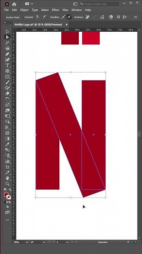 Netflix Logo Design Illustrator👌