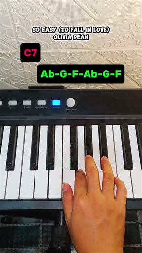 So Easy (To Fall in Love) Piano Tutorial 🎹 #soeasytofallinlove #oliviadean #pianoshorts
