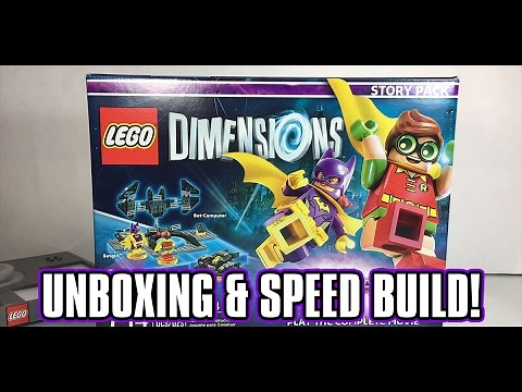 LEGO Batman Movie Story Pack - LEGO Dimensions Unboxing - Robin, Batgirl & Bat Computer!