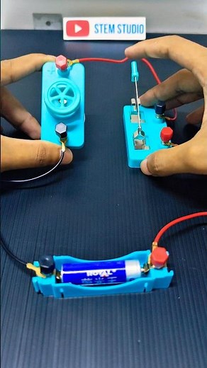 Simple Electrical Circuit #motor #battery #circuit #electrical # #schoolproject #electronic