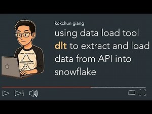 Modern data stack using dlt to extract and load api data to snowflake