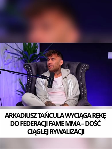 ARKADIUSZ TAŃCULA WYCIĄGA RĘKĘ DO FEDERACJI FAME MMA – DOŚĆ CIĄGŁEJ RYWALIZACJI #arkadiusztancula #boxdel #famemma #fame #prime #szalonytancula #podcasts