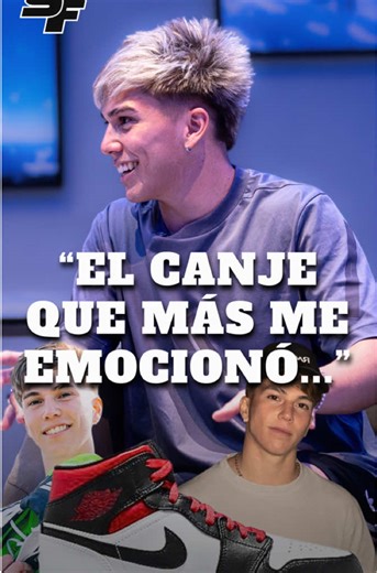 ⚽️ @massipomponio nos contó el canje que más lo ilusionó en sus inicios. 👟❓¿Creen que estaban buenas las jordans? 📸 @dsports_fd y @micabeph #massi #massipomponio #argentinastreamers #jordan #o11ce