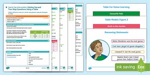 Year 3 Maths Same-Day Intervention Plan: Solving One- and Two-Step Questions Using a Table