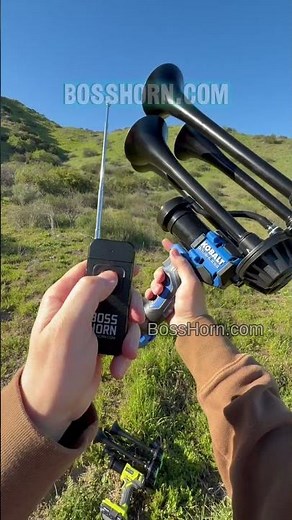 Boss Train Horn for Ryobi Battery - 150dB Portable Air Horn