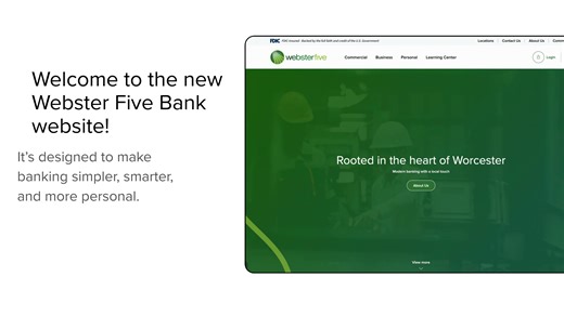 Webster Five - Website Tour