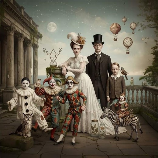 Harlequin Series and The Chiarscuro Lighting Effects.