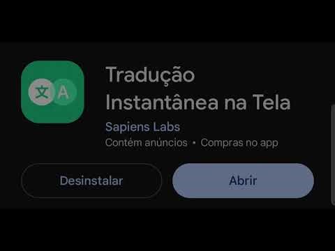 Tradução Instantânea na Tela