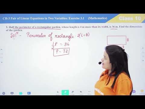 Class 10 Maths | Exercise 3.1 Q5 Solution | Linear Equations in Two Variables| By Khushi Maam