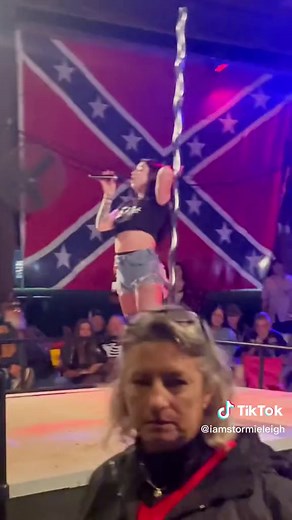 Had a blast last night at Bama Bike Fest (Motorcycle Rally) 🤘🏼🤘🏼🤘🏼It was great seeing a lot of y’all again and great meeting the new faces too! I hope y’all enjoyed the show… and I hope everyone enjoys the release of this song, Baptized By Wolves, tonight at midnight! 💋🙏🏼🤘🏼 #baptizedbywolves . . . #country #rock #countryrock #livemusic #stormieleigh #music #rockmusic #countrymusic #alabama #alabamacheck #bikerally #girlswhoride #bamabikefest #girlswithtattoos #tattedup #tattoo #babe #