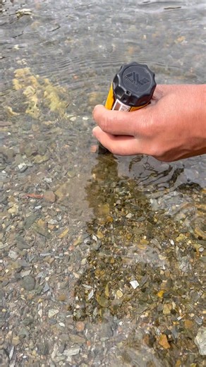 pin pointer ￼mrtal hunting in river underwater #metaldetecting #metal #hunting #underwater #viral