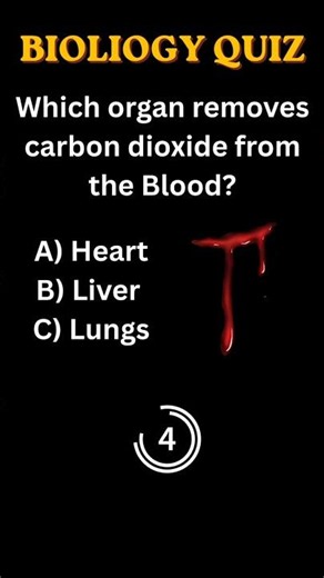 Biology General Knowledge Quiz 🔥🔥 #biologyquiz #mindbendingquiz #quiz #youtubeshorts #sciencequiz