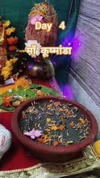 Navratri Day 4 🙏 Maa Kushmanda ka Aashirwad | Duggu ki Bhakti ❤️ Akhand Jyot 🔥 #shorts