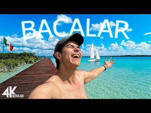 I visited Mexico's PARADISE! The 7 Colors Lagoon | Bacalar 4k