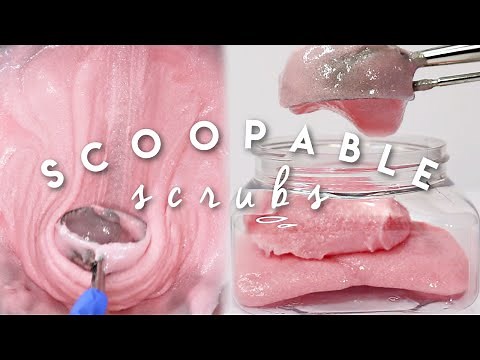 How to make Scoopable Scrubs - Foaming Scrub Recipe