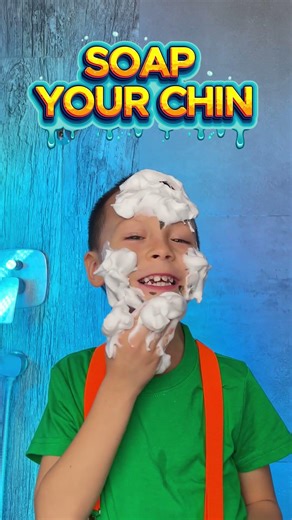 🧼 Easy Face Cleaning Routine for Kids! Step By Step! #learn #shorts