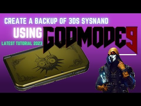 CREATE 3DS NAND BACKUP USING GODMODE9 [2024 EDITION]