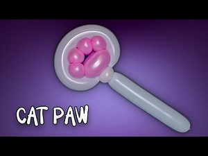🐾 How to make a cat paw out of balloons