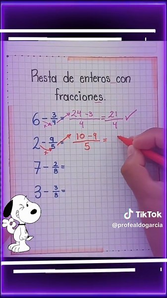 Resta de Enteros con Fracciones: Aprende Fácilmente