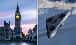 Londoner captures Nibiru mystery as two UFO's appear in sky