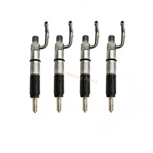 4 PCS Fuel Injector 235-5901 2355901 Fits for Caterpillar CAT Engine 3044C C3.4 3046 Loader 236B 248B 256C 262B 272C 287B - Fab Heavy Parts