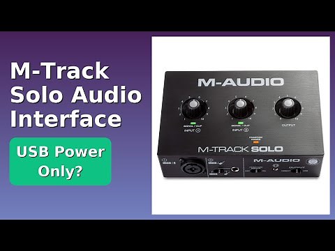 REVIEW (2026): M-Track Solo Audio Interface. Features.