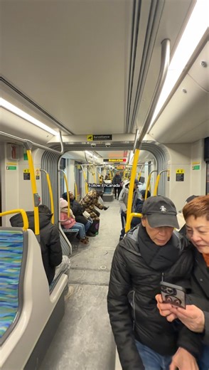 POV inside the Eglinton Crosstown LRT, heading to my second client and capturing the busy yet cozy commuter vibes. From the seating layout to the handrails and the winter coats everywhere, can you guess which station this is? TTC enthusiasts, how well do you know your stops? #EglintonCrosstown #TorontoTransit #TTCcommute #LRTLife #EhCanada Drop your guesses below! Which LRT station do you think this is based on the view inside the train? Let’s see who really knows Toronto’s transit system! #TTCt