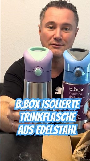 b.box Insulated stainless steel drinking bottle (double-walled) | Keeps drinks cold for up to 8 h...