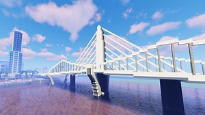 Modern Bridge Design Minecraft Map