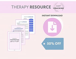 Printable Positive Communication Worksheet, Therapy Resource, Conflict Resolution, Psychology, Downloadable, CBT, Relationships, Bundle. - Etsy