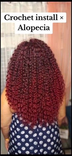 There's more to life with crochet installations. Watch as I transform my beautiful client who has alopecia using the illusion method of crochet. ##crochetbraids ##crochetinstall #illusioncrochetbraids #illusioncrochet #alopeciaawareness #alopecia