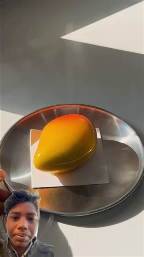 Real mango chocolate #food #cooking #viral #youtubeshorts