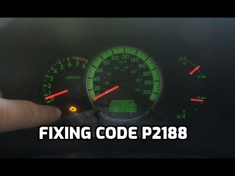 "CHECK ENGINE LIGHT" CODE P2188 MASS AIR FLOW SENSOR CLEANING & RESETTING LIGHT USING CODE READER