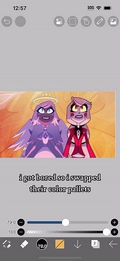 Hazbin Hotel Emily and Charlie Color Swap