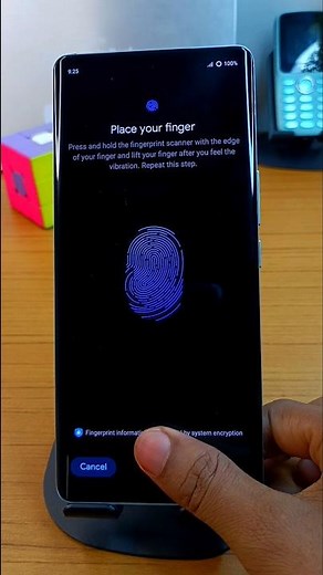 how to set fingerprint lock screen on any vivo phone || fingerprint setting