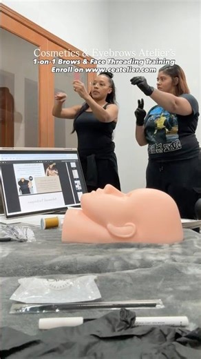 Let Me Teach You Eyebrow Threading. Enroll today on www.ceatelier.com