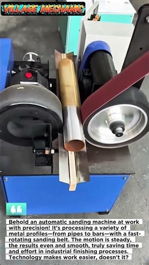 This is the process of sanding rusty iron.