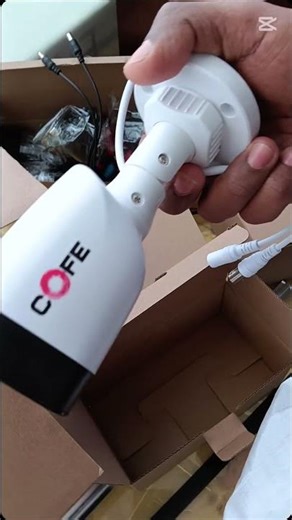 ✅ 5MP CCTV Camera Installation | COFE 4CH DVR Security Kit Full Setup 🔥 | Real Site Installation