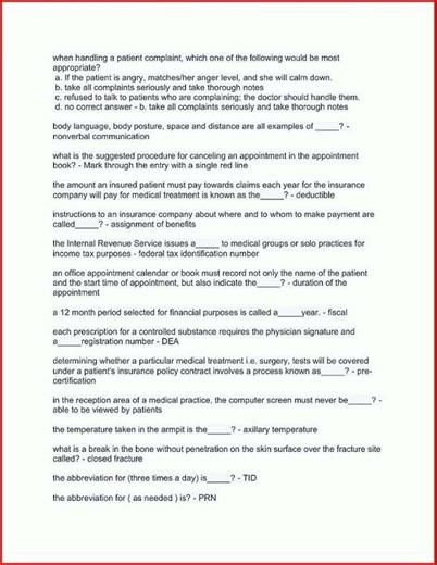 Ncct Medical Assistant Practice Test Actual Quetsions And An video