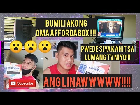 GMA AFFORDABOX UNBOXING & SETUP GUIDE: HOW TO INSTALL GMA AFFORDABOX | LUMANG TV GAWING SMART TV