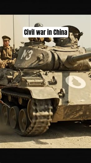 The Chinese Civil War in 1946 after WWII, was a fierce struggle between the KMT &(CCP) #ww2 #shorts