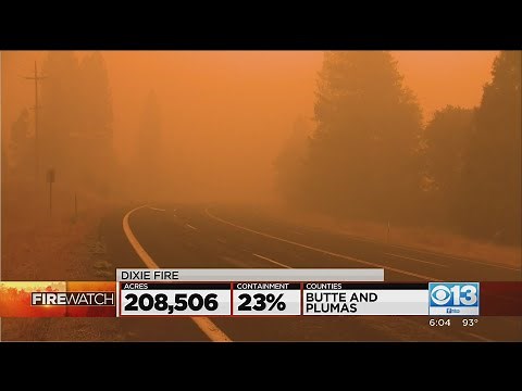 Latest Update On Dixie And Tamarack Fires