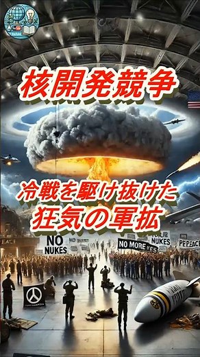 核開発競争！冷戦を駆け抜けた狂気の軍拡 #歴史 #核開発競争 #冷戦 #核兵器 #歴史解説 #世界史 #軍拡競争 #相互確証破壊 #NPT #戦争と平和 #アメリカ #ソ連 #核