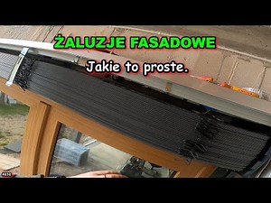 MONTAŻ I PODŁĄCZENIE ŻALUZJI FASADOWYCH, JAK DZIAŁAJĄ. REMONT STAREGO DOMU, VLOG, BUDOWA #232