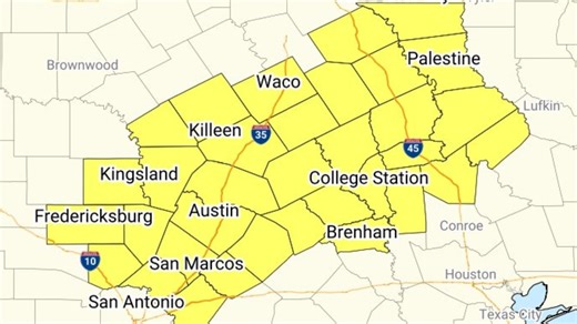 Austin weather: Severe Thunderstorm Warnings issued