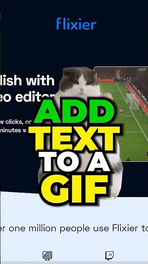 Add Text to GIF | Flixier 🖼️✨