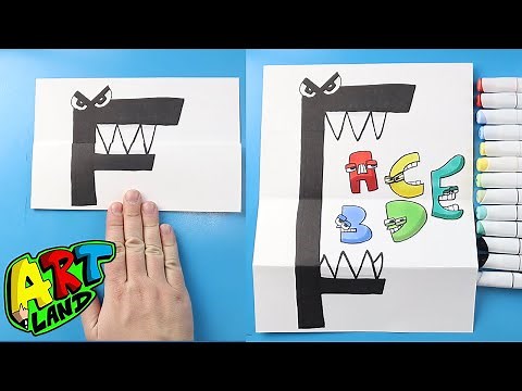 How to Draw an Alphabet Lore Surprise Fold